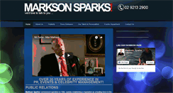 Desktop Screenshot of marksonsparks.com